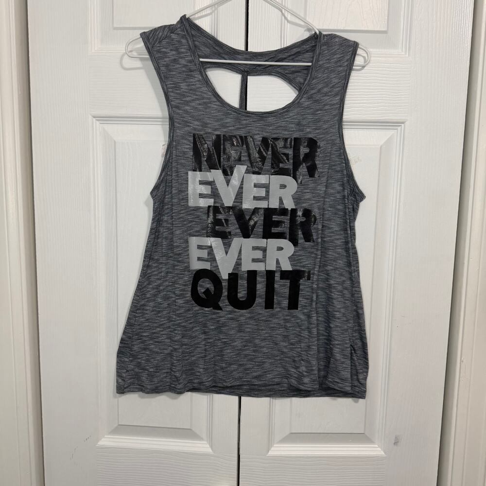 EVCR Graphic Racerback Activewear Tank Top Medium